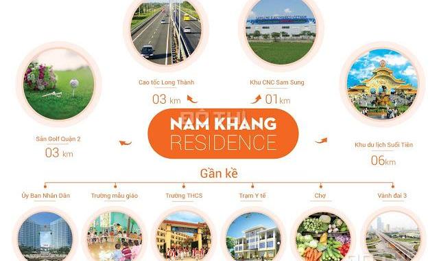 Bán đất nền dự án tại dự án Nam Khang Residence, Quận 9, Hồ Chí Minh. DT 56m2, giá 1.288 tỷ