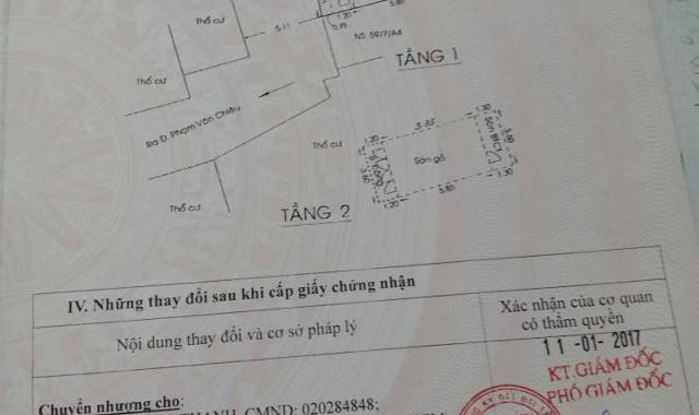 Cần bán gấp nhà hẻm 237, phường 14, Gò Vấp