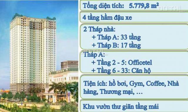 Cho thuê căn hộ officetel The Tresor, Quận 4, Hồ Chí Minh diện tích 35m2, giá 12.48 triệu/tháng