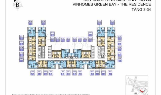 Hé lộ thông tin tòa G3 dự án Vinhomes Green Bay giá từ 800tr. LH đặt chỗ ngay 0911295035