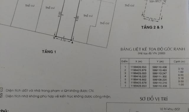 Bán nhà hẻm xe hơi 254/5, Lê Văn Thọ, Phường 11, Quận Gò Vấp, hướng Bắc