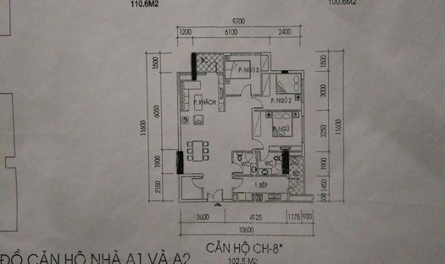 Tôi có căn góc 3PN, 102.5m2, A2 có sân vườn tầng đẹp dự án IA20 Ciputra cần nhượng lại. 0942083464