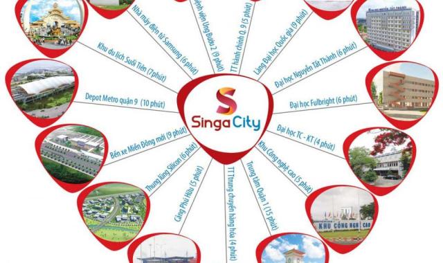 Chính thức mở bán dự án Singa City, KĐT 3 mặt tiền rẻ nhất quận 9. LH: 0932082994