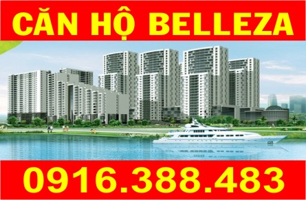 Chuyên bán căn hộ Belleza, DT 58m2, 80m2, 92m2, 105m2, 127m2, giá từ 1.38 tỷ. LH: 0916.388.483