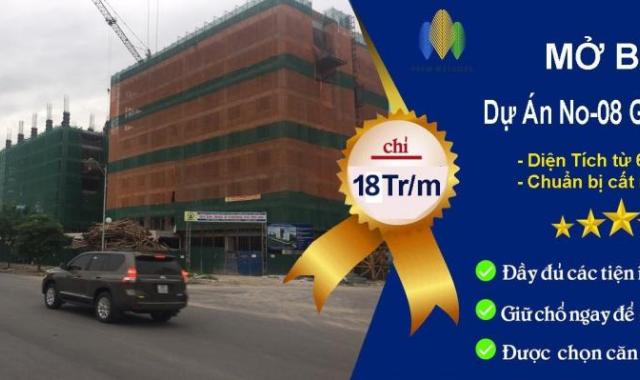 CH DT từ 65m2 - 72m2, 2PN KĐT Việt Hưng, giá từ 19 tr/m2, gồm VAT, full NT, đối diện với CT15