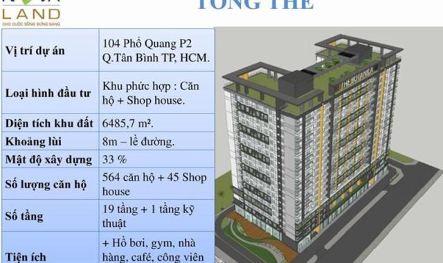 Bán gấp căn hộ 3PN, 97m2, 3.5 tỷ, dự án The Botanica, 104 Phổ Quang, Tân Bình