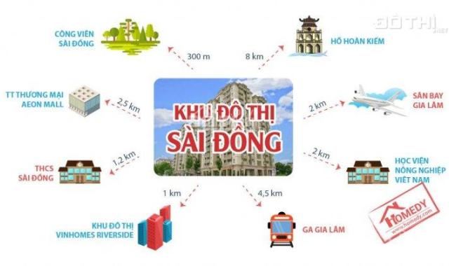 Green Tower Sài Đồng, nhận nhà ở ngay giá chỉ 17 tr/m2 (VAT + 2% PBT), CK 70tr làm quà tân gia