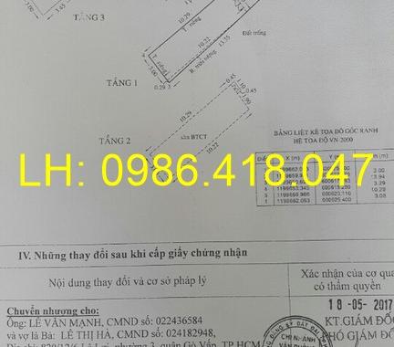 Bán nhà trong hẻm xe hơi Lê Đức Thọ, DT 3x14m, 1 trệt, 2 lầu, giá 2.7 tỷ