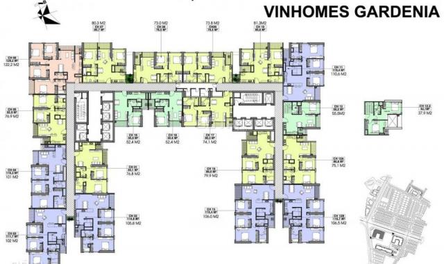 Cho thuê căn hộ chung cư tại Vinhomes Gardenia Mỹ Đình (Cạnh MD Complex, Golden Field)