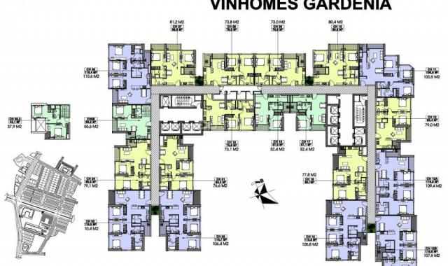 Cho thuê căn hộ chung cư tại Vinhomes Gardenia Mỹ Đình (Cạnh MD Complex, Golden Field)