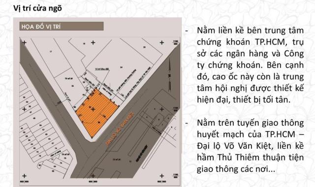 Bán căn hộ 2 mặt tiền Võ Văn Kiệt, Phó Đức Chính, Q1, đầu tư cho thuê sinh lợi cao. LH 0898889402