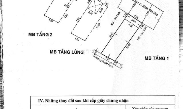 Bán nhà riêng tại đường Kênh Tân Hóa, Phường Hòa Thạnh, Tân Phú, Hồ Chí Minh, diện tích 49.3m2