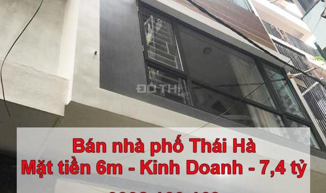 Bán nhà phố Thái Hà, ô tô vào nhà, kinh doanh, MT 5,6m. Giá 7,4 tỷ, 0902160163