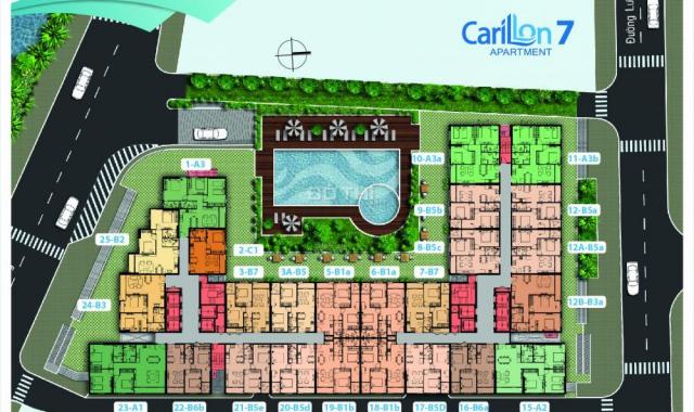 Cần bán 2 phòng ngủ căn hộ Carillon 7, Tân Phú - giá từ 2,33 tỷ/71m2 - nhận nhà quý 2/2020