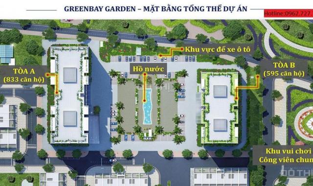 Căn hộ chung cư Green Bay Garden, giá chỉ từ 536 triệu, đầu tư sinh lời cực hấp dẫn