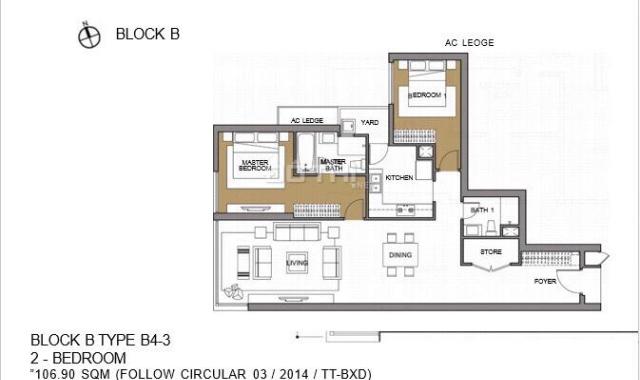 Cần bán căn hộ tầng 24 tháp B chung cư Mulberry Lane Mỗ Lao 114m2, 2 phòng ngủ, 3 tỷ