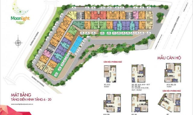 Bán căn hộ chung cư tại dự án Moonlight Boulevard, Bình Tân, Hồ Chí Minh, dt 68m2 giá 1ty950