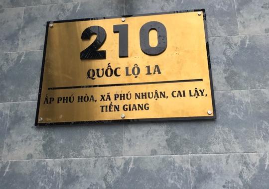 Bán gấp nhà mới xây ngang 9mx40m mặt tiền Quốc Lộ 1A, gần trạm thu phí Cai Lậy, Tiền Giang