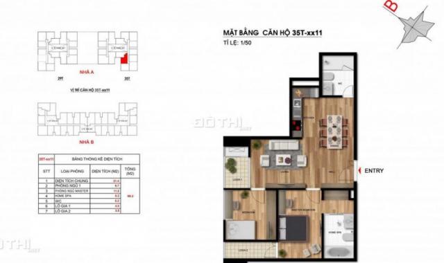 Chính chủ cần bán căn 2 phòng ngủ, 75m2, Imperia Garden, giá 2.55 tỷ