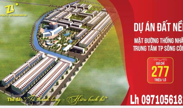 Cơ hội đầu tư đất nền TP. Sông Công, Thái Nguyên, 80m2, trở lên chỉ từ 350 triệu/lô, LH 0971056182