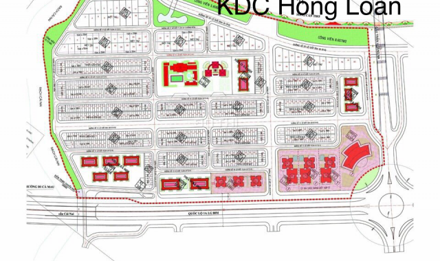 Bán nền biệt thự 15 x 31,5m - đường số 17- KDC Hồng Loan - giá bán ...