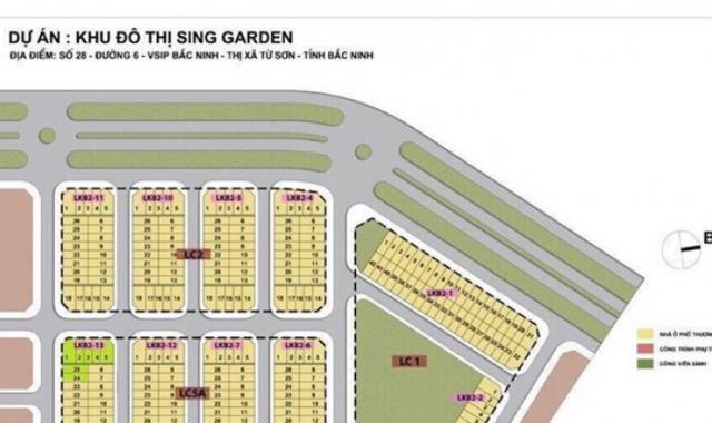 Bán đất nền dự án Sing Garden, Từ Sơn, Bắc Ninh, LH 0961142066