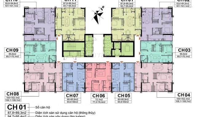 Tôi cần bán gấp 2 căn hộ tầng 18 DT 65 m2 (căn số 3 và số 9) dự án A10 Nam Trung Yên, Cầu Giấy