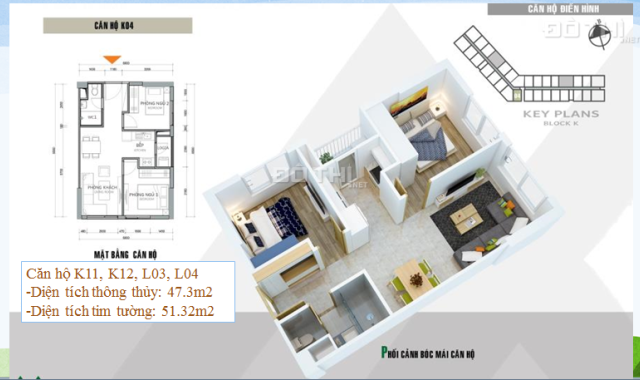 Căn hộ trung tâm Q. Hà Đông, chỉ từ 850tr/căn 2PN, full đồ nội thất, CK 2%, LS: 0%, 0968317986