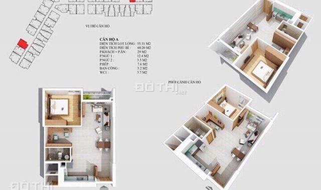 Cần tiền bán gấp căn officetel 49m2, giá 1.2 tỷ đã VAT, đối diện UBND Bình Tân
