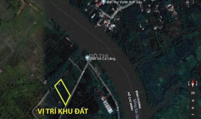Đất mặt tiền Củ Chi, Phú Hoà Đông, gần sông Sài Gòn