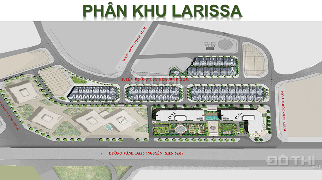 Bán nhà BTLK tại dự án Athena Fulland, Hoàng Mai, Hà Nội diện tích 75m2, giá từ 120tr/m2
