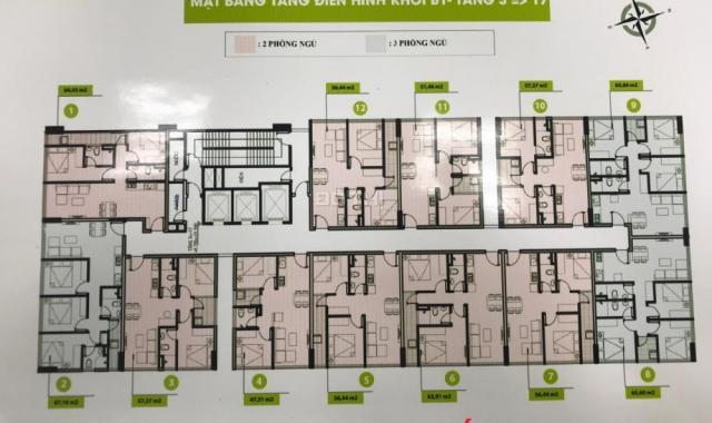 Căn hộ Topaz Home 2, quận 9. Giá 990 triệu/2 phòng ngủ, 47 m2