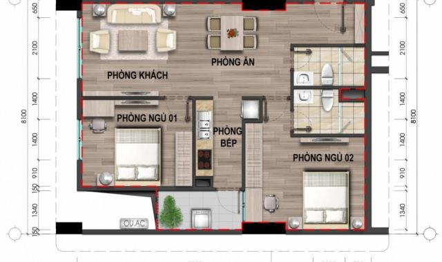 Chính chủ bán gấp căn hộ nhà ở xã hội 43 Phạm Văn Đồng T1608, CT3 (69,8m2) 15 tr/m2. 0932.326.626