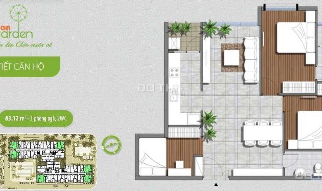 Cần bán căn hộ 3PN An Gia Garden, Tân Phú, Tân Kỳ Tân Quý, hướng ĐN, full nội thất CC