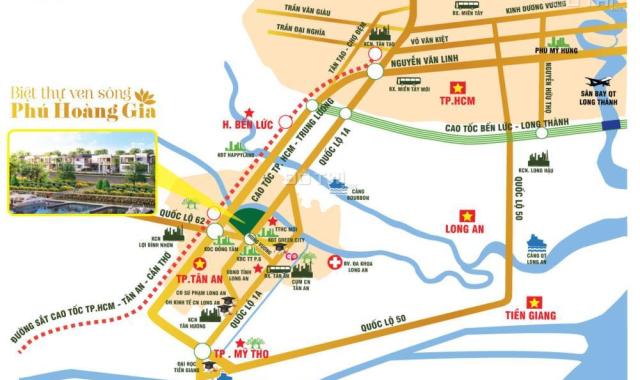 Bán đất Tân An, MT Hùng Vương lộ giới 50m - Liền kề Vincom Plaza