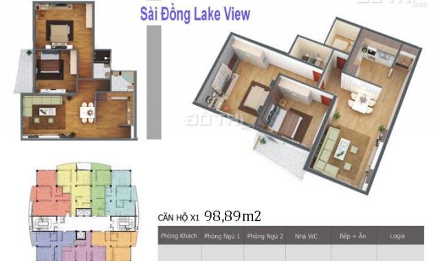 Nhận nhà ở ngay tại Sài Đồng Lake View, quà tặng tân gia trị giá 70 triệu, LH: 0983901866