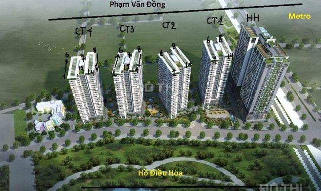 Giá rẻ giật mình, chỉ 1,3xx tỷ sở hữu ngay CH 70m2, tại DA 43 Phạm Văn Đồng, ngay cạnh Metro cũ