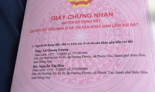 Chính chủ cần bán lô mặt tiền đường Huỳnh Văn Nghệ, Bửu Long, 5x25m (Thổ cư sổ hồng riêng)