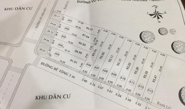 CC bán gấp đất mặt tiền Võ Văn Hát, ngay khu công nghệ cao Q9, giá chỉ 40 tr/m2. 0937.990.755