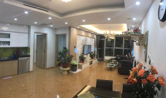 Cho thuê CH Cienco Hoàng Đạo Thúy 120m2, 3 phòng ngủ đủ đồ, giá 13 tr/th, LH: 0962486598