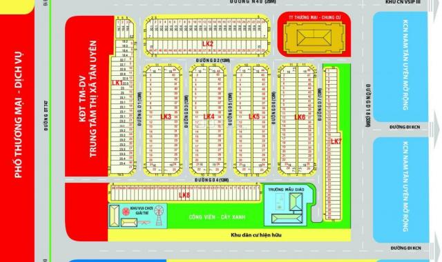 Dự án Tân Long, Phường Uyên Hưng, Nam Tân Uyên thích hợp mua đầu tư