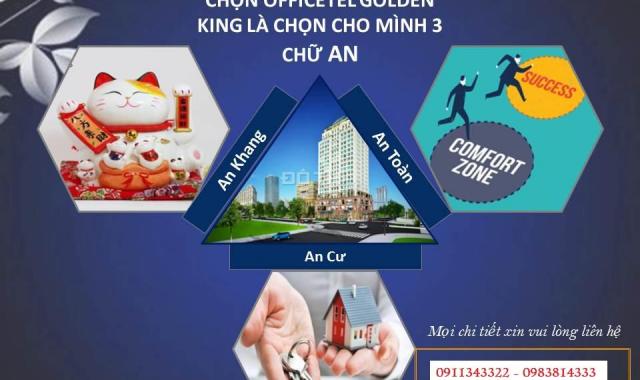 Căn hộ officetel Golden King chuẩn 5 sao hot duy nhất trung tâm Quận 7