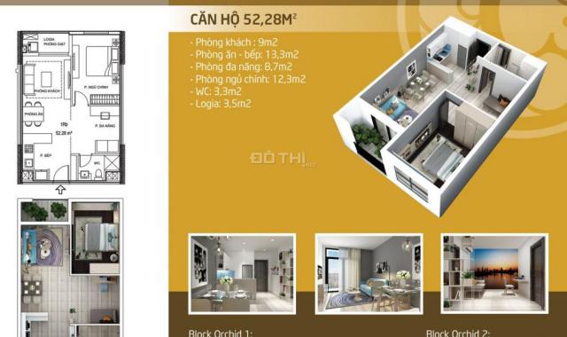 Cho thuê căn hộ chung cư tại dự án HaDo Centrosa Garden, Quận 10, Hồ Chí Minh, diện tích 52m2