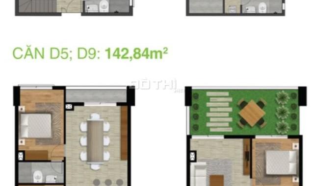 Bán căn hộ tại Citizen, MT 9A Khu Trung Sơn. Diện tích 143m2, 5PN, 3WC, giá 5.2 tỷ