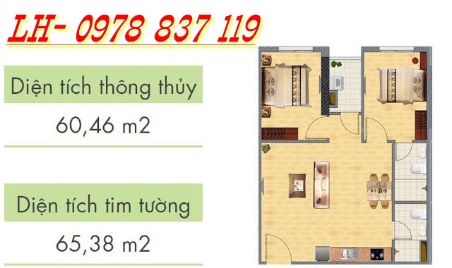 Chính chủ bán gấp căn hộ 106 Hoàng Quốc Việt, tầng đẹp, gần full đồ, 2pn và 2wc (có TL)
