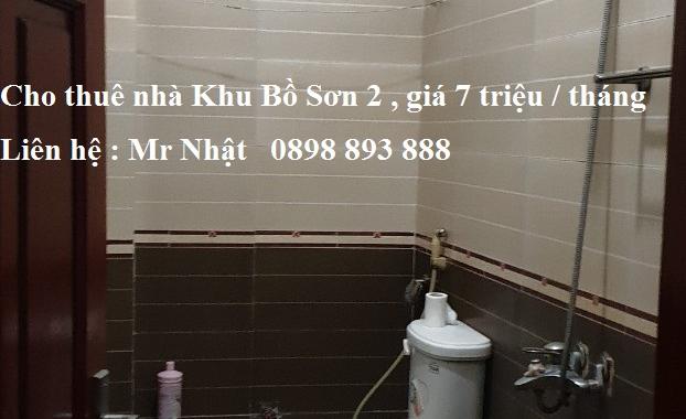 Cho thuê nhà nhìn vườn hoa khu Bồ Sơn 2 giá 7 triệu / tháng tại TP Bắc Ninh