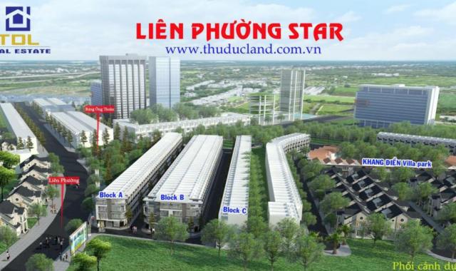 Bán nhà phố dự án mặt tiền đường Liên Phường, Phường Phú Hữu, Q.9, TP. HCM