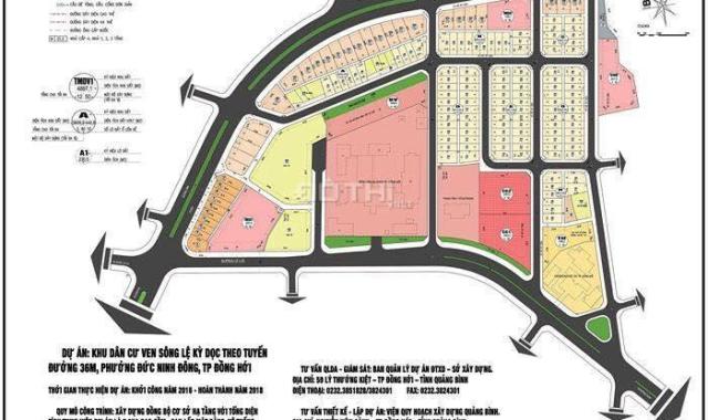 Đất dự án khu nhà ở thương mại Đức Ninh Đông ngay trung tâm TP. Đồng Hới. LH 0917433553