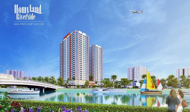 Hot, căn hộ Homyland Riverside ở trung tâm quận 2, chỉ 34 tr/m2, sắp nhận nhà, nội thất cao cấp