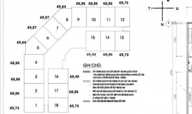 Cần bán nhanh căn hộ 69m2, chung cư CT2A Thạch Bàn Bộ Quốc Phòng, giá 15tr/m2